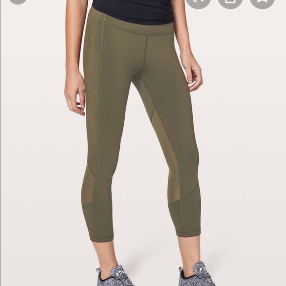 lululemon athletica Pants - Lululemon Pace Rival Crop!